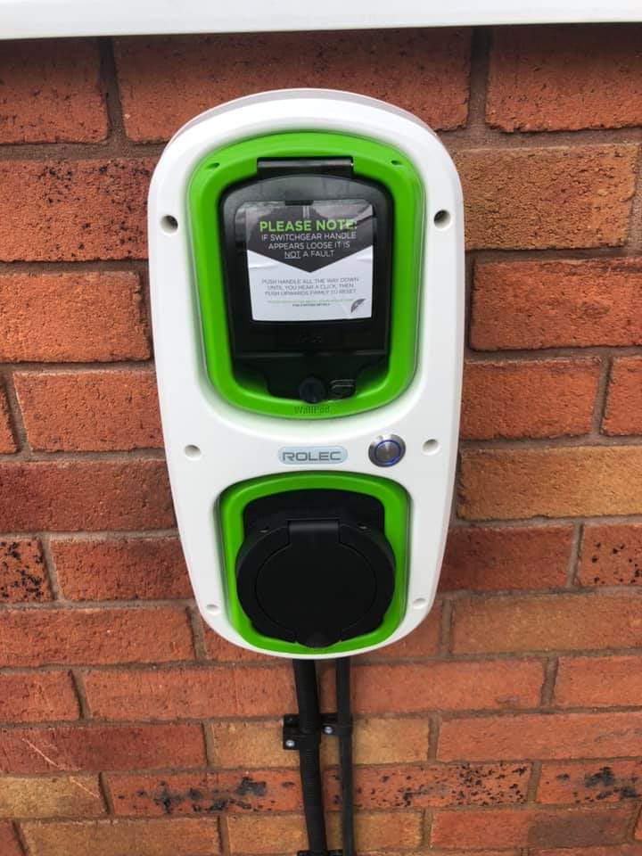 electric car charging point